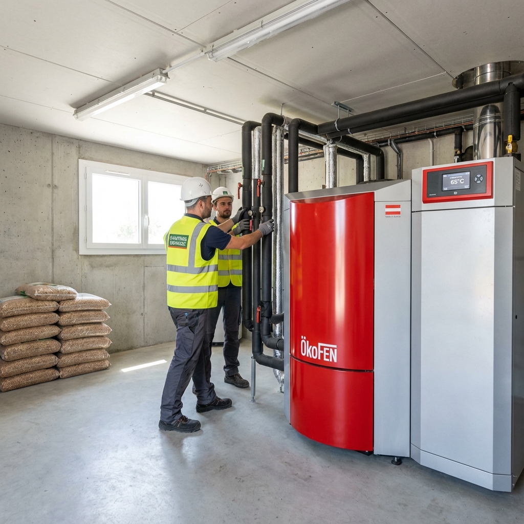 Installation Chaudière Biomasse